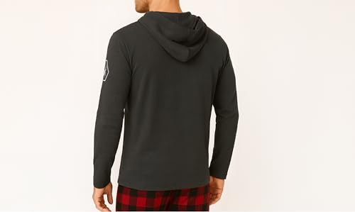 Spyder Mens Crew Neck Long Sleeve Hooded Undershirts/Ultra Soft Stretch Sports T-Shirt Dryfit Athletic Running Workout Shirt3