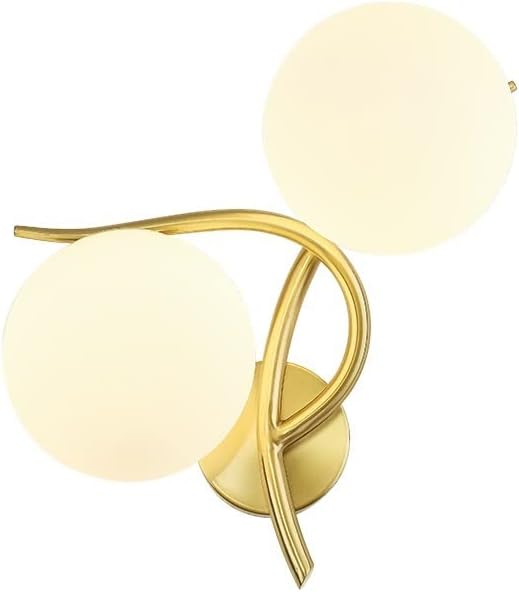 Modern Glass E27 * 2 Wall Sc Iron Retro Designe Light Gold Wall Mounted Salt Lamp Suitable Roomcorrbarcafe Ng Device Sconce