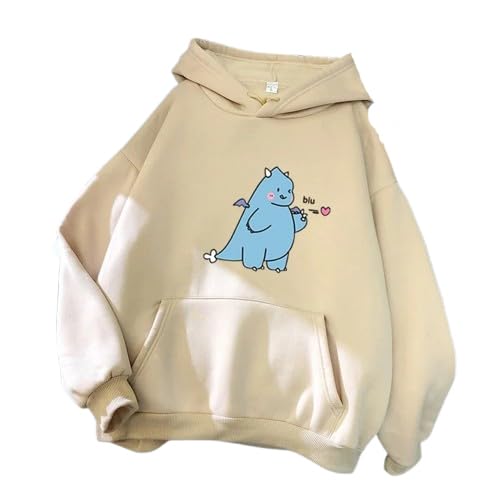 COMIC STREET Cute Dinosaur Sweatshirt Hoodie Women Girl Casual Stylish Latest Black Lavender Pink White 399 499 Under COMIC STREET Cute Dinosaur Sweatshirt Hoodie Women Girl Casual Stylish Latest Black Lavender Pink White 399 499 Under