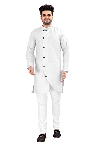 Image of Kurta pyjama for Mens In cross patten and classis colours