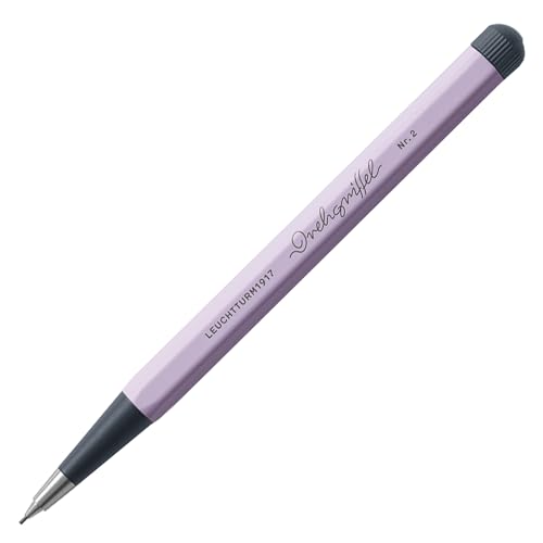 Image of LEUCHTTURM1917 0.7mm Mechanical Pencil Drehgriffel No.2 Lilac | Clutch Lead Pencil, HB Graphite, Twist Mechanism, 0.7mm Lead, Office Pencil, Stationery Gift