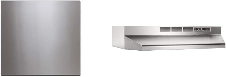 KOBE SSP30 30-Inch Stainless Steel Backsplash Panel & Liquid Nails 56198673380 LN-2000 FuzeIt All Surface Construction Adhesive (9-Ounce), Gray