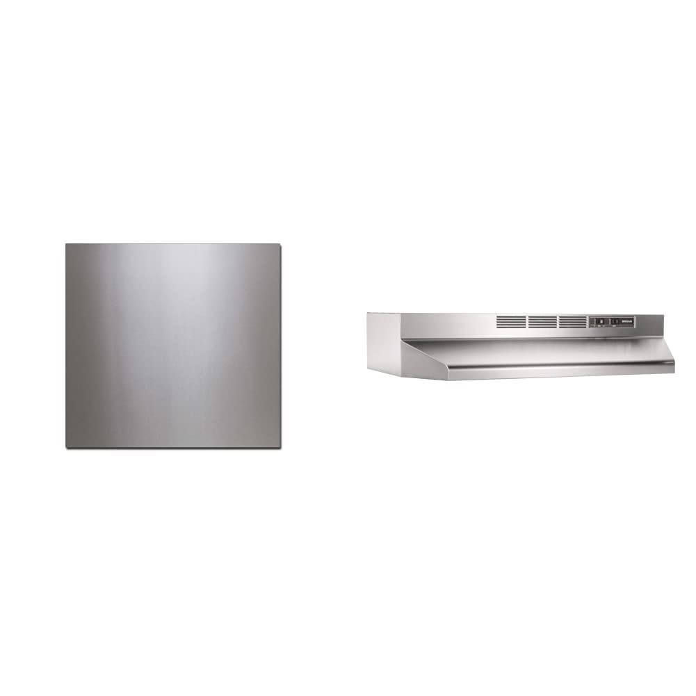 21 Inch Stainless Steel Range Hood Insert - 300 CFM 2-Speed With LED Lights