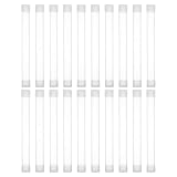 OKUMEYR Needle, Portable Cases Meters Temperature Storage for Body 20pcs Thermometer Protective Tubes Plastic Covers 15x150mm Size for Home Clinic Use