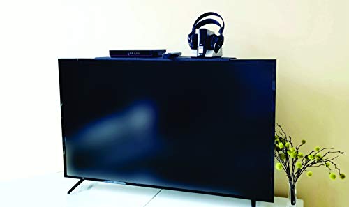 Flat Screen TV Black Steel Shelf by Dr. Organizer – Universal 32