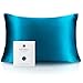 YANIBEST Housse de coussin en soie 50 x 90 cm, 22 momme Taie d'oreiller pour cheveux et peau - Fermeture éclair cachée design de coussin en soie, 1 paquet…