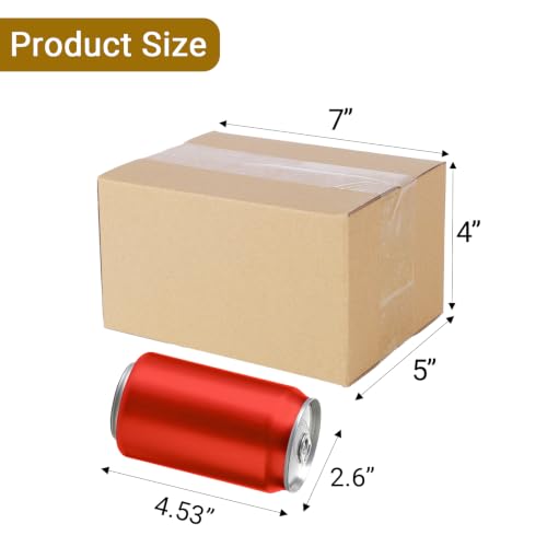 Image of zmybcpack 40 pack 7x5x4 inch Cardboard Box Mailers, Kraft Shipping Boxes | Corrugated Small Packaging Boxes for Small Business, Mailing Packing and Storage