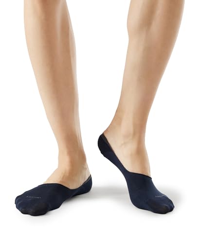 Jockey Men's No Show Cotton Socks (Pack of 2) 7099_Navy_Free Size - Image 2 thumbnail