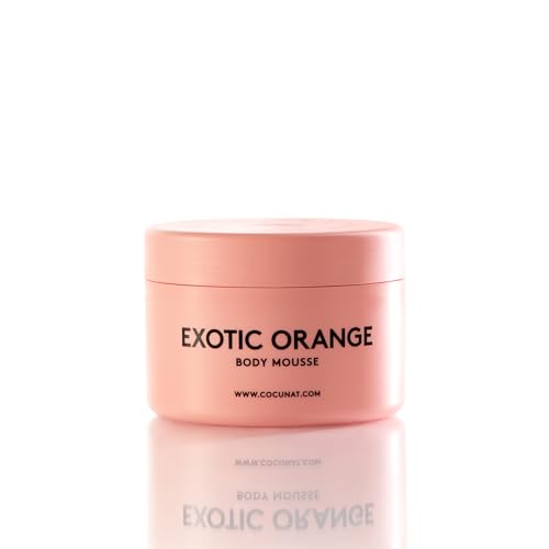 COCUNAT - Exotic Orange - Mousse Corporal Hidratante y Reafirmante 24h - Aroma Cítrico - Manteca de Karité - Piel Extra Suave - Rápida Absorción - Sin Siliconas - 200ml