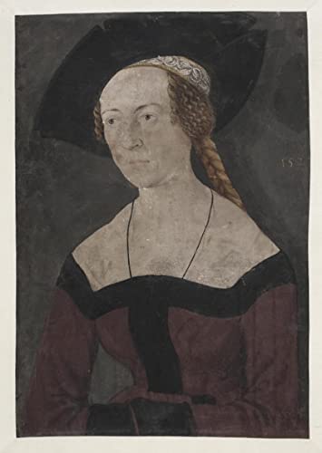 Impression sur toile haute définition du portrait de jeune femme par Narziss Renner 60x90cm