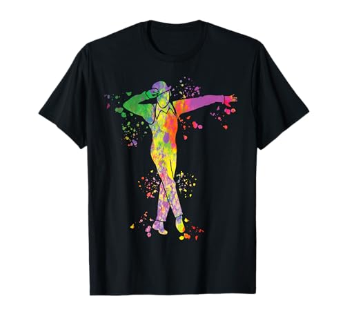 Tap Dancer Colorsplash Tap Dance Kids Tap Dance T-Shirt