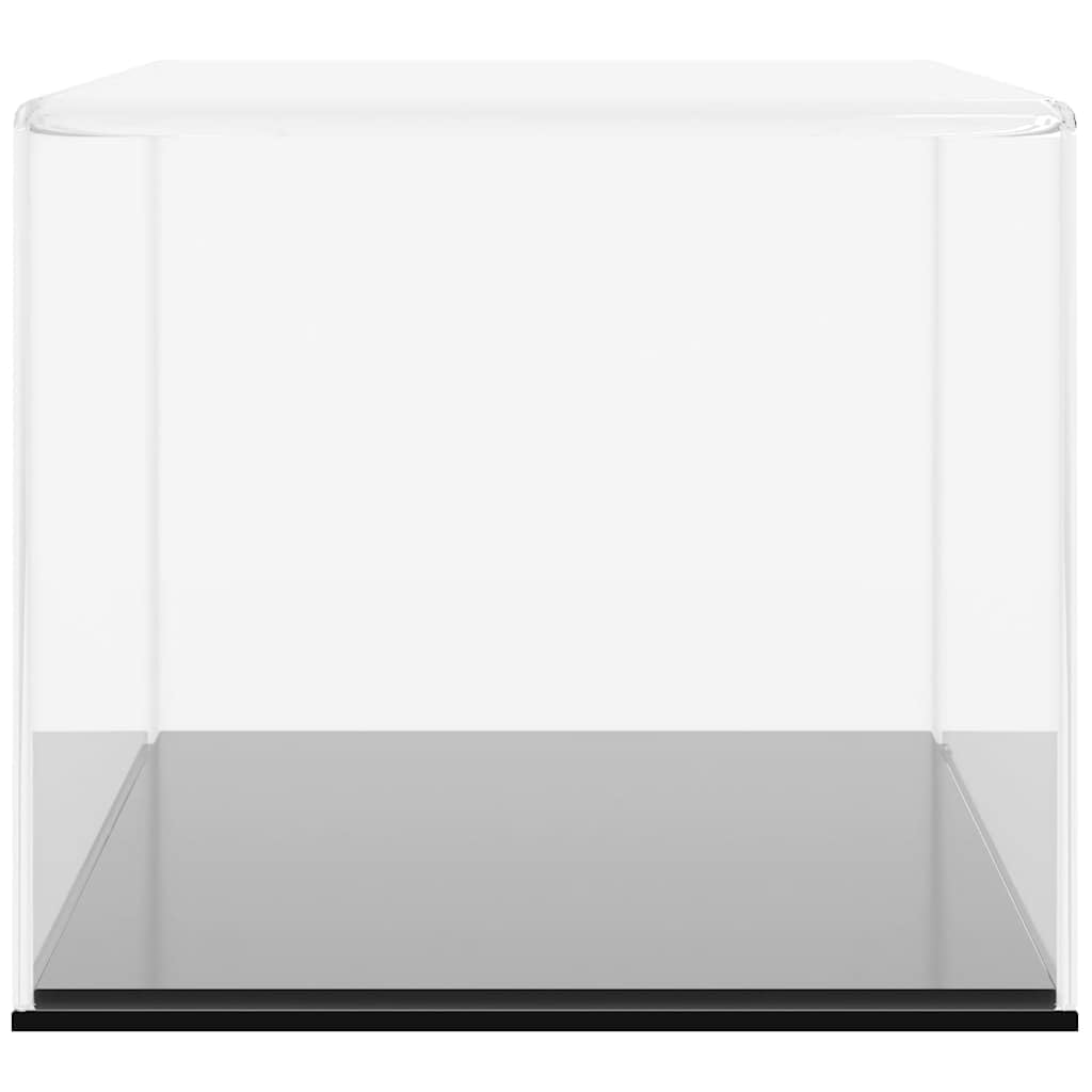 Acryl Vitrine 34x16x14 cm, Staubschutz Box für Sammelfiguren, Modellautos, Souvenirs und Kunsthandwerk, Transparente Displayvitrine