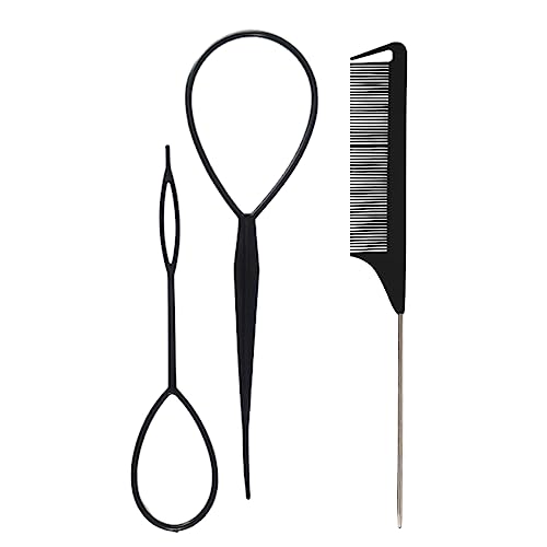 Set de 3 herramientas para cola de cabello miniatura 1