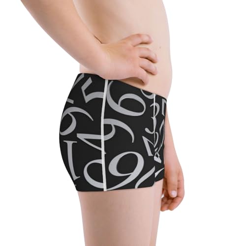 Boys' Cotton Boxer Brief Soft Underwear-Numbers2