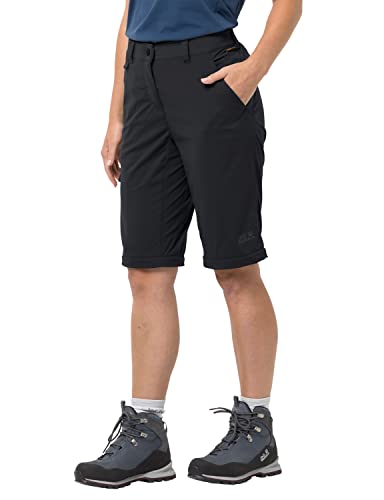 Jack Wolfskin Damen Activate Light Zip Off Hose, schwarz, 42