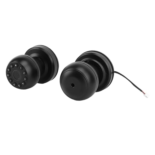 Smart Door Knob, Keypad Fingerprint Biometric Door Lock, Keyless Entry Door Knob with App Control, Fingerprint Door Lock for Bedroom, Office, Front Door, Apartment, Cloakroom