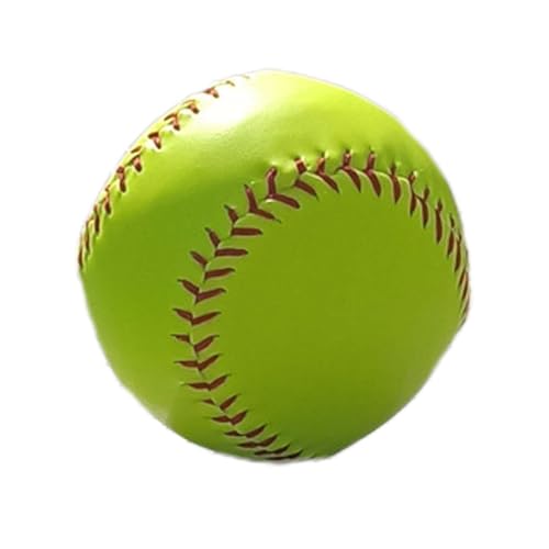 12インチプロ野球、大人用野球、アウトドア家庭用器具スポーツ練習用ソフトボール、女の子、、男性、女性、大人用, 緑