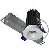 Nora NM1-PRDCL127MPW | 1" Round LED Dimming Mini Recessed Downlight, 120V, 9 W, 600lm, 90+ CRI, I...