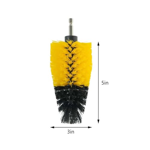 Magideal 60062611110413633 Car Wheel Cleaning Drill Brush Attachment Wheel Cleaner Brush Car Detailing Brush thumb #4