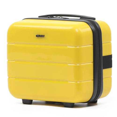 CRUW Carry-On 12" Carrying Case Hard Shell Cosmetic Case Lightweight Cabin Bag Durable Polypropylene Luggage Underseat Free Carry for Ryanair, Wizz, easyJet & More!