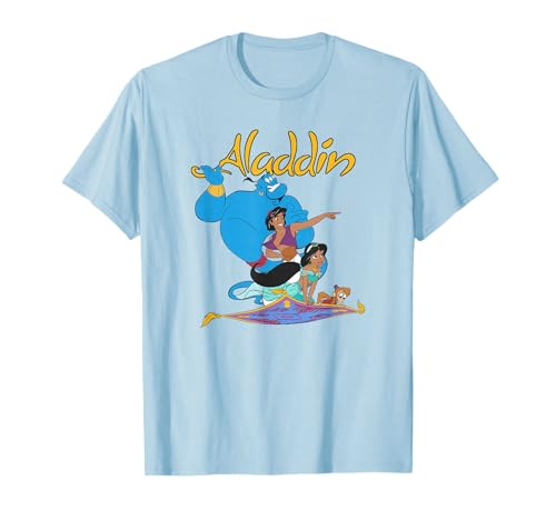 T-shirt Aladdin Disney cadeau idéal original pour anniversaire et passionnés de cinéma