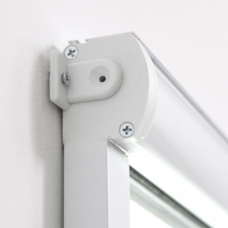 Zanzariera avvolgibile in alluminio per finestra del tetto L 100 cm x H 120 cm, colore: Bianco