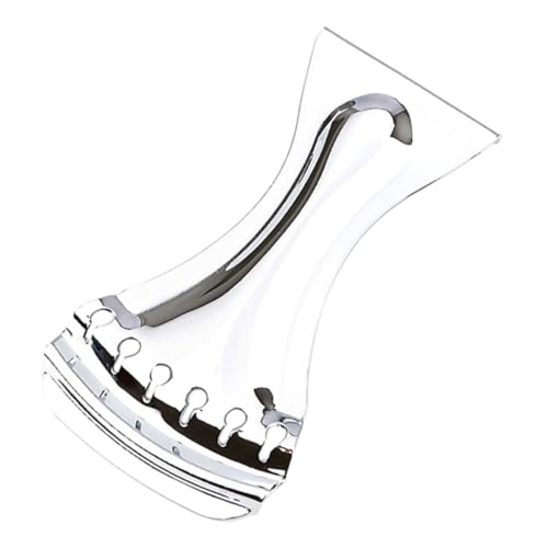 DECHOUS Chrome Tailpiece Bridge for Multi String Instruments Durable Replacement Part for Electric Guitars Essential Guitar Accessories Model