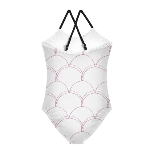 Ocean Stripes Kids Swimsuits 1-Piecing Toddler Girl Bathing Suit Girls Swim Suit Beach Swimwear 3T2