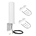 Produktbild 868 MHz Lora Antenne, High Gain 10-12dBi Omnidirektional Antenne mit 1 Meter Verlängerungskabel und RP-SMA-Adapter, Fiberglas Antenne für Hotspot Helium HNT Bobcat Miner Lorawan Modul Repeater (A)