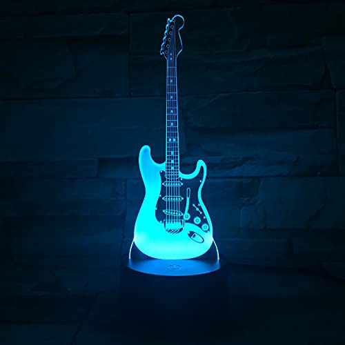Xdorra beth de guitare lampe 3D 7 couleurs lumières créatives Table de chambre lumières décoratives meilleurs cadeaux… - Les Beatles, Paul McCartney, John Lennon, RIngo Starr, George Harrison Xdorra beth de guitare lampe 3D 7 couleurs lumières créatives Table de chambre lumières décoratives meilleurs cadeaux… – Image 6