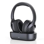 Monodeal Wireless Headphones for TV Watching, Supports Digital Optical RCA AUX 3.5 MM, Plug and Play,No Audio Delay, TV Headphones Wireless with Charging Dock