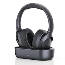 Crystal-Clear and Private Listening: MONODEAL wireless TV headphones use ultra-low latency technology for perfect audio-visual sync and immersive, clear sound. Enjoy an undisturbed, private listening experience when watching movies late at night or i...