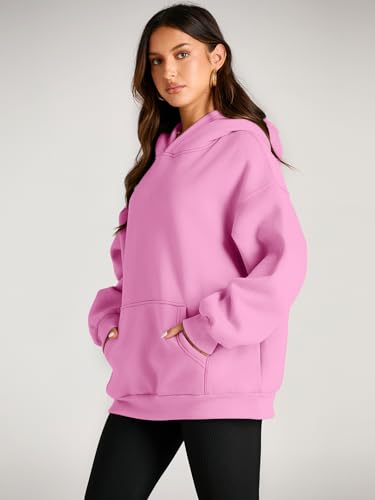 Image of EFAN Women's Hoodies Oversized Sweatshirt Comfort Fleece Sweaters | Cozy Trendy Pullover Hoodies, Sweatshirts with Pockets For Fall & Winter
