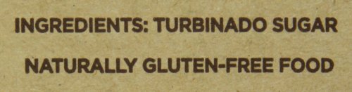 Island Crystals Cane Sugar, Natural Turbinado, 24 Ounce (Pack of 12)