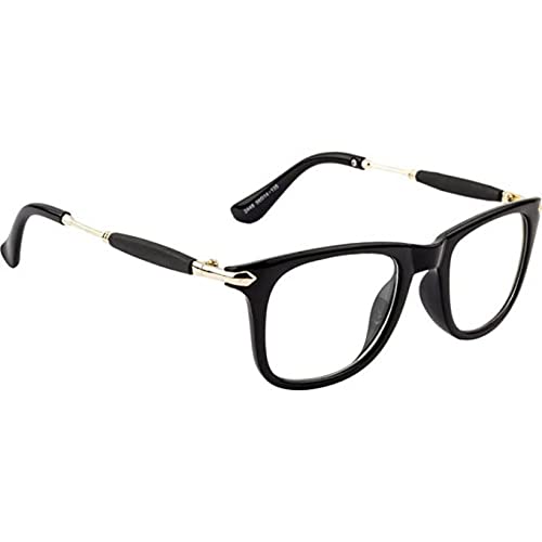 Santimo Valtina Anti Glare reading glass UV400 PROTECTED Wayfarer Frame With Anti glare Glasses Zero Power for Eye Protection from Computer Laptop Mobile Eyeglasses Make In india