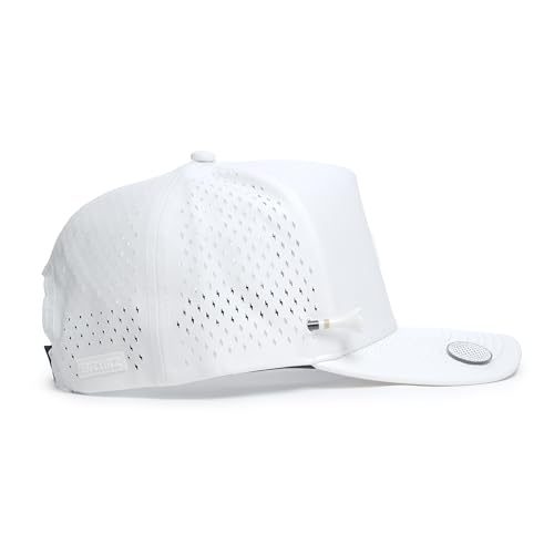 Image of BRIMZ Golf Performance Hat - Tee Holder & Magnetic Brim - Breathable Sweat & Water Resistant Golfing Snapback Cap