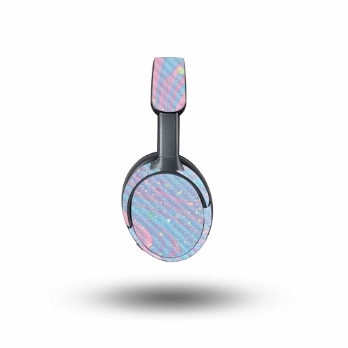 Image of MightySkins Carbon Fiber Skin Compatible with Bose QuietComfort Ultra - Cotton Candy Swirl | Protective, Durable Textured Carbon Fiber Finish | Easy to Apply