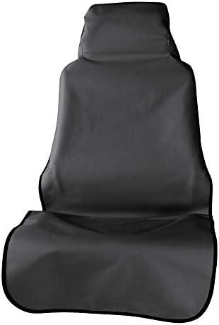 ARIES 3142-09 Seat Defender 58-Inch x 23-Inch Black Waterproof Universal Bucket Car Seat Cover Protector
