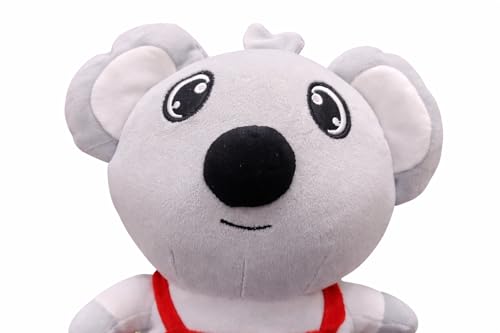 Image of Soft Plush Koala Toy 32 cm (Color May Vary) - Cute Stuffed Animal for Kids & Babies - Ultra Soft Cuddly Toy for Boys & Girls