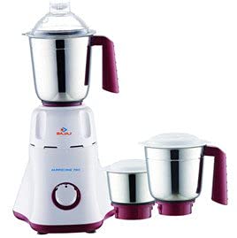 (Renewed) Bajaj Hurricane 750-Watt Mixer Grinder (White)