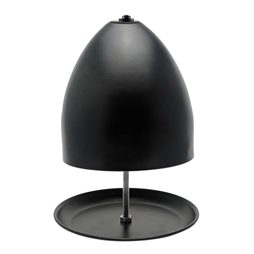 Horno de vela de tealto: calentador de comida portátil, calentador de comida con ventilador | Radiador de metal, horno de vela de calor rápido, espacio grande, soporte calefactor de luz dou
