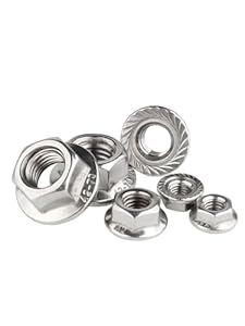 Ualxpao UALXPAO Edelstahl Flanschmuttern 5 Stück