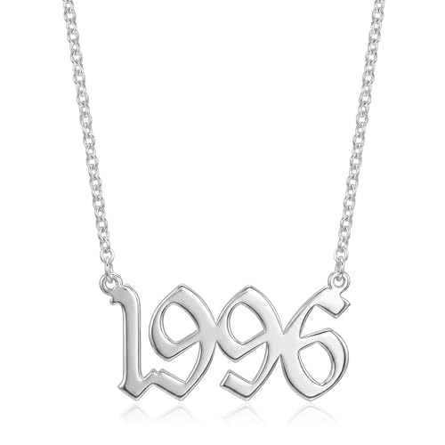 Image of TRUESILVER ACPL Personalized 925 Sterling Silver Name Necklace for Women & Girls | Customized Name Pendant Necklace | Custom Jewelry Gift for Birthday Anniversary Wedding