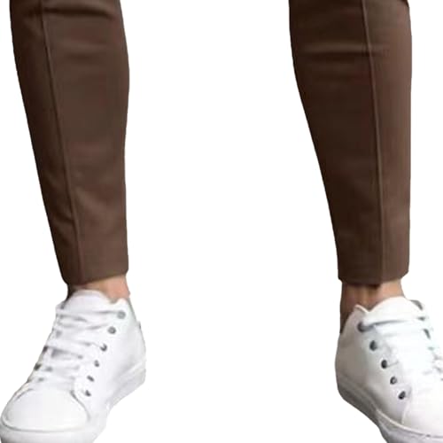 Men's Slim Fit Stylish Outdoor Pants Skinny Casual Work Business Pants Stretch Solid Lightweight Trousers4