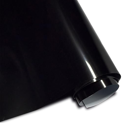 Image of Car Wrap Vinyl, 3ft x 5ft Gloss Black Vinyl Wrap for Cars Body Protection, Scratch Resistance with Air Release Technology (Gloss Black)