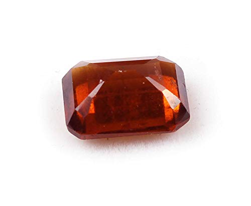 Grenat Hessonite naturel octogonal pour sublimer vos bijoux du quotidien