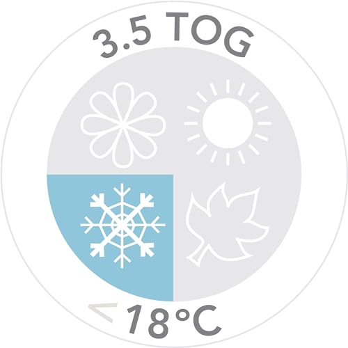 schlummersack Babyslaapzak met voetjes, winter, 3,5 TOG, Oeko-Tex, slaapzak met benen en verlengde manchetten, winterslaapzak voor baby's met mouwen, bruin (kangoeroe), 100 cm - Afbeelding 5