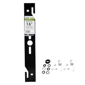 Maxpower 330100 16-Inch Universal Power Rake/Dethatcher Lawn Mower Blade