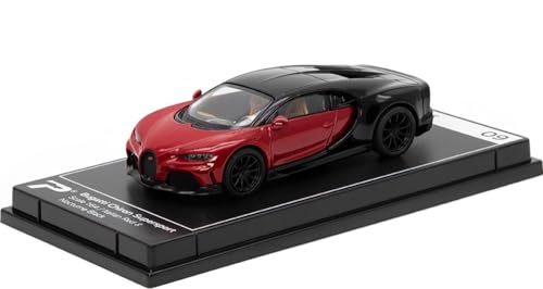 PosterCars Bugatti Chiron Supersport 1:64 Rojo