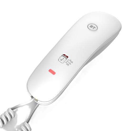 BT Duet 210 Corded Landline House Phone Home Phone 10 Number Memory LED Call Indicator Mute Facility Hearing Aid Compatible